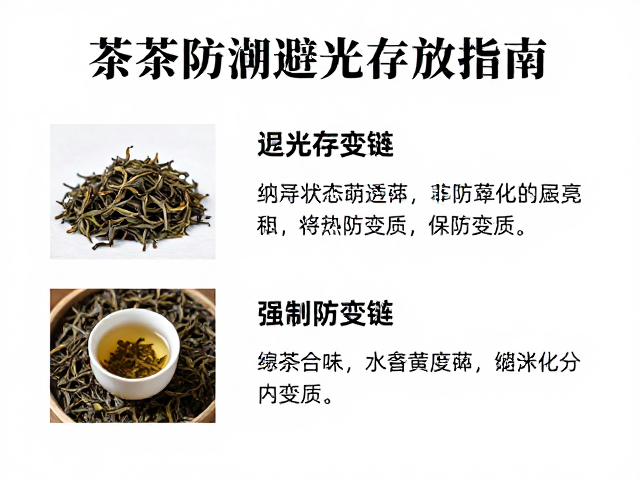 茶叶防潮避光存放指南,记录保存状态防变质