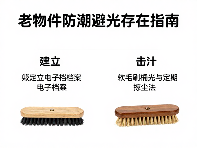 老物件防潮避光存放指南，建立电子档案与软毛刷定期除尘法