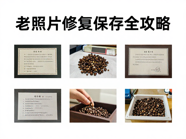 防潮避光存放,避樟脑丸,建电子档案,老照片修复保存全攻略