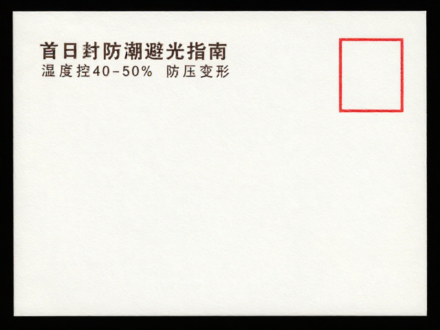 首日封防潮避光指南，湿度控40%-50%防压变形