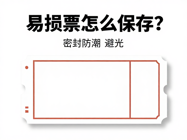易损票怎么保存?密封防潮避光,脱胶修复全攻略