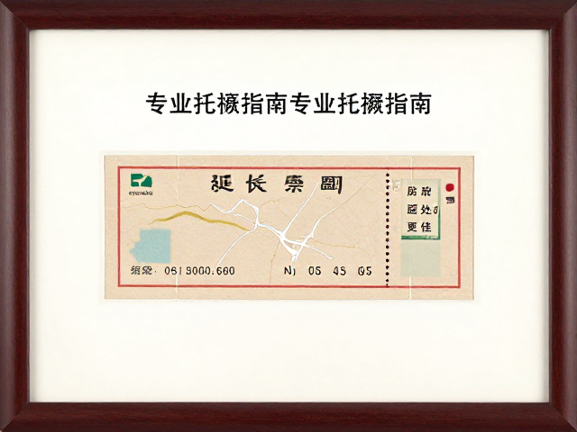 破损票专业托裱指南,防潮避光暗处保存更佳,延长票证寿命