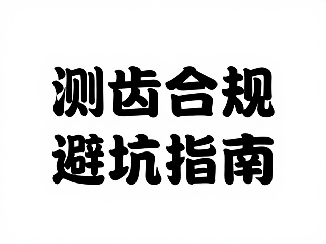 存世量参考辨识，测齿尺识破网络交易陷阱，避坑指南