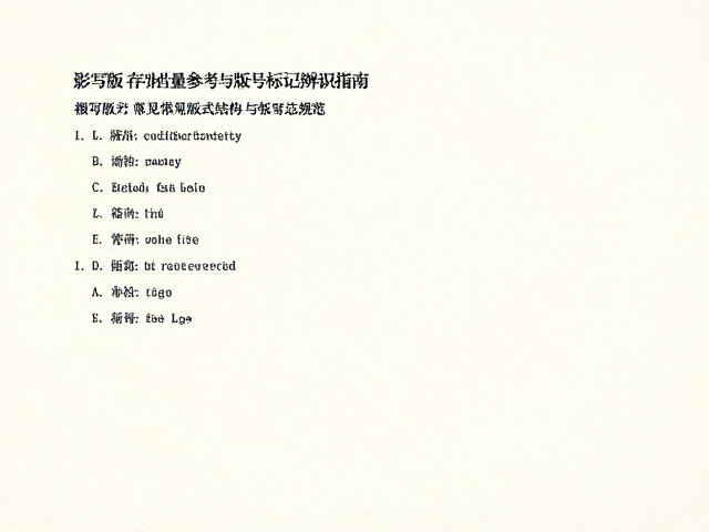 影写版存世量参考与版号标记辨识指南