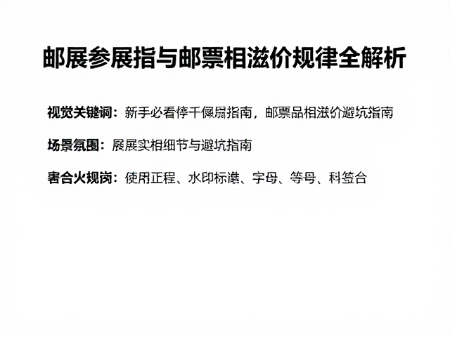 新手必看，邮展参展指南与邮票品相溢价规律全解析