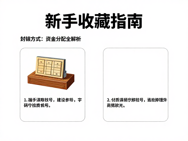新手收藏指南,封缄方式与资金分配策略全解析