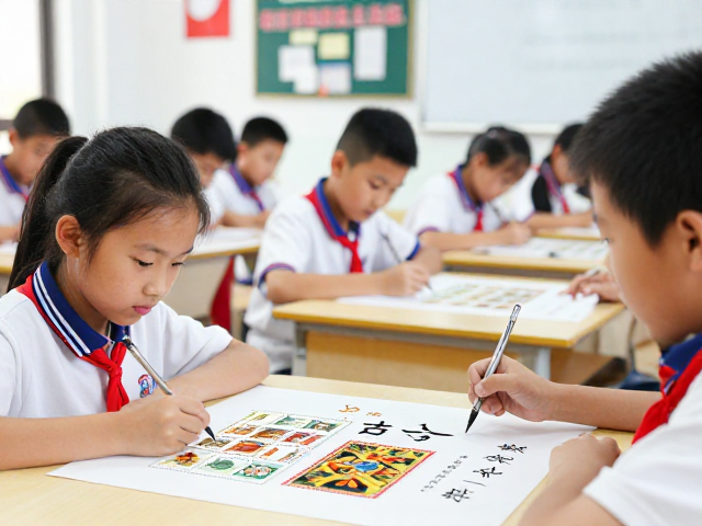 非遗进中小学,集邮协会引领青少年传承文化新潮流