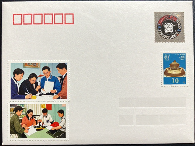 中小学集邮圈热议,实寄封与邮简里的文化传承与怀旧时光