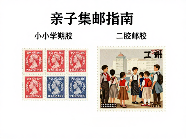 亲子集邮指南,中小学学生如何辨别原胶与二胶邮票