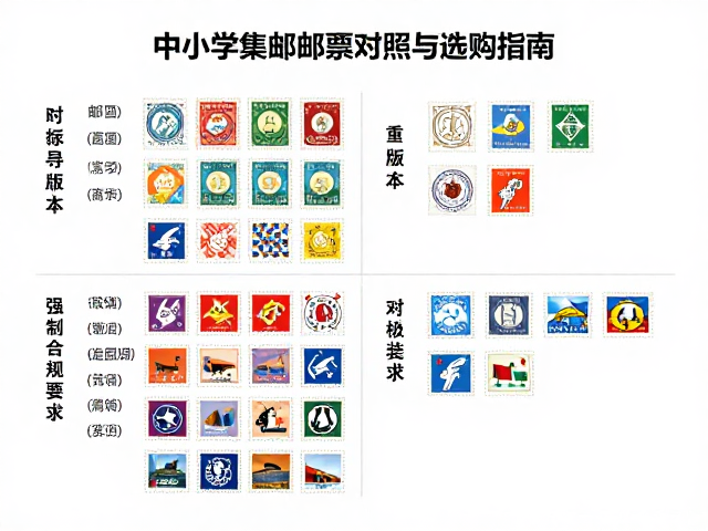 中小学集邮爱好者必看,邮票目录版本对照与选购指南