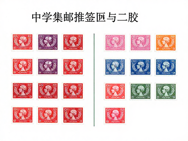 亲子集邮指南,中小学学生如何辨别原胶与二胶邮票
