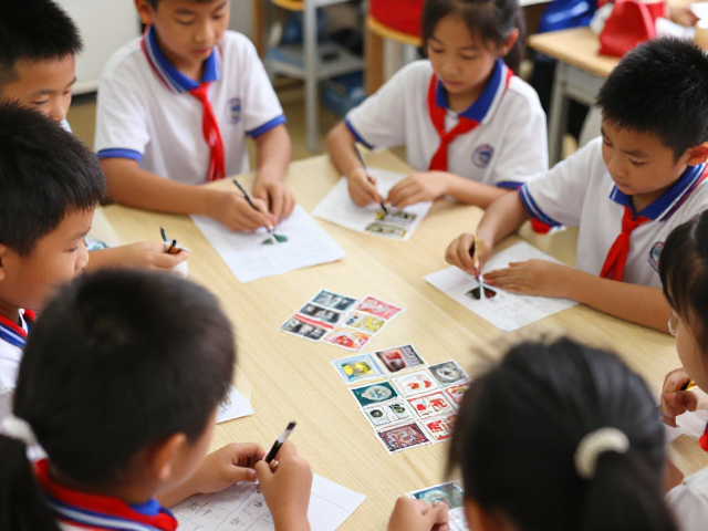 中小学集邮群趣玩非遗,错体变体邮票背后的文化密码