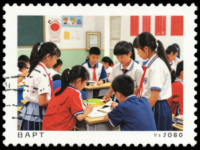 中小学集邮热潮,原胶与二胶如何承载文化传承与怀旧情怀