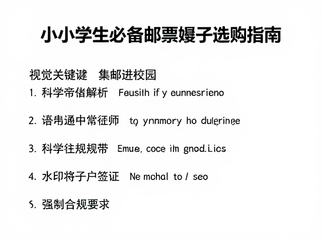 集邮进校园,中小学学生必备邮票镊子选购指南与项目解析