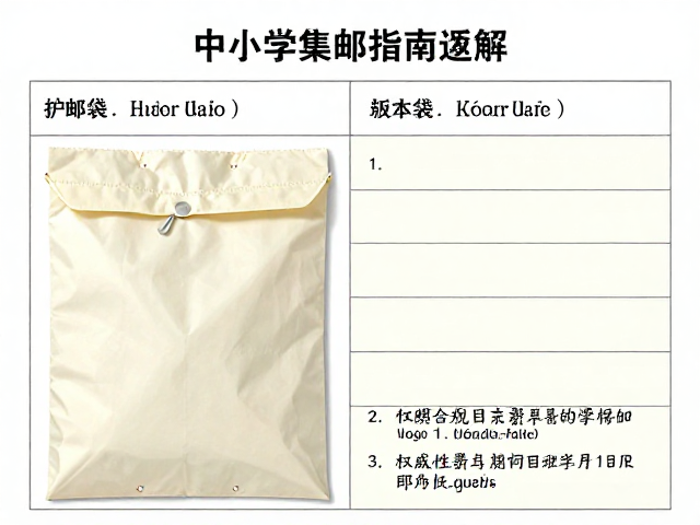 中小学集邮指南，护邮袋与目录版本对照选购