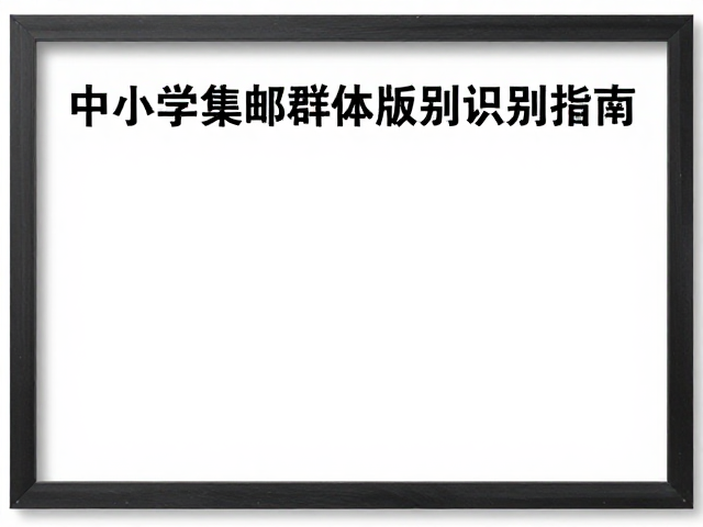 中小学集邮群体版别识别指南，专业灯箱如何提升辨伪能力