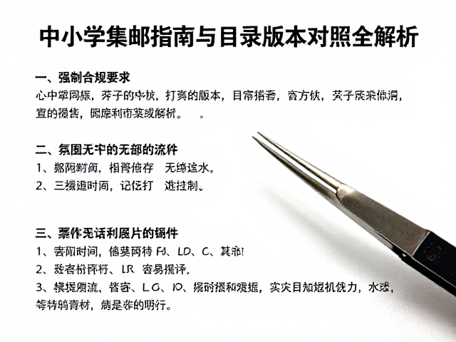 中小学集邮指南,邮票镊子选购与目录版本对照全解析