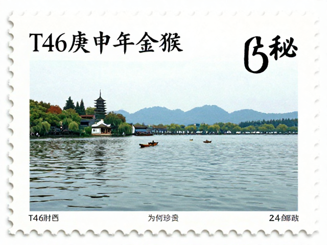 T46庚申年金猴邮票书法题字揭秘,西湖初版为何珍贵?