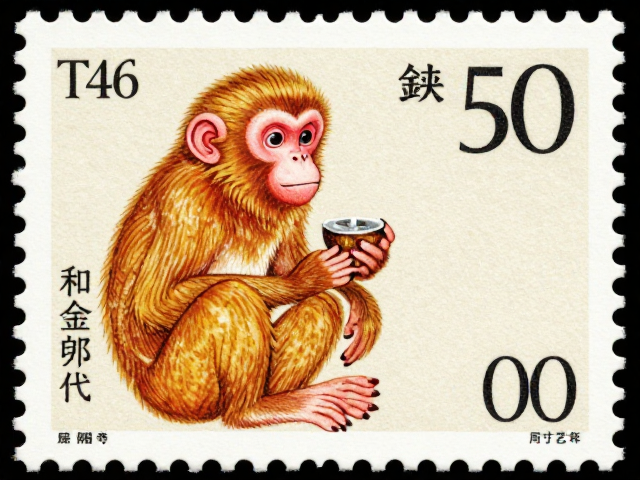T46庚申年金猴邮票方寸艺术赏析,齿孔度数详解与收藏价值