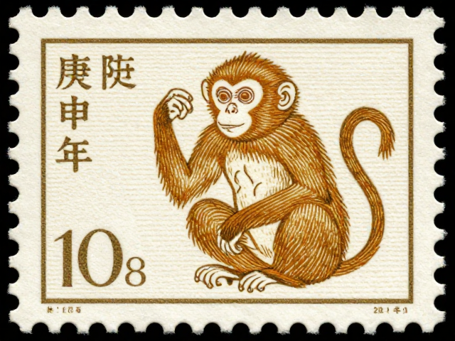 庚申年金猴邮票凸版工艺，深度解析民俗风情展现与收藏价值