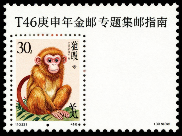 T46庚申年金猴邮票胶印版鉴别与专题集邮指南