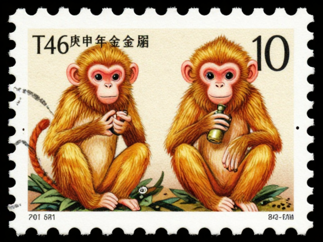 T46庚申年金猴邮票，民俗风情与齿孔度数全解析