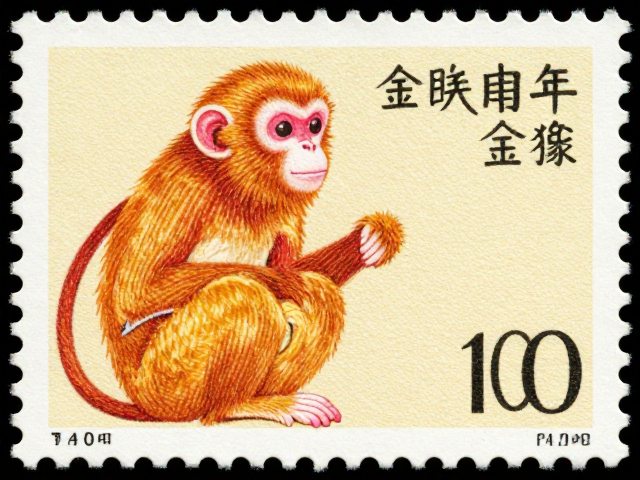 T46庚申年金猴邮票,色彩搭配与水印纸鉴别指南
