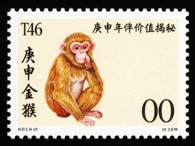 T46庚申年金猴邮票，书法题字背后的庚申年猴票价值揭秘