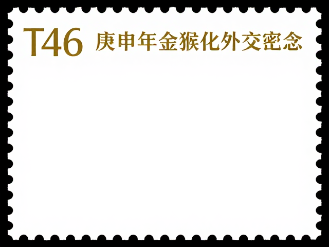 T46庚申年金猴邮票纪念文字解析,外交邮展背后的文化外交密码