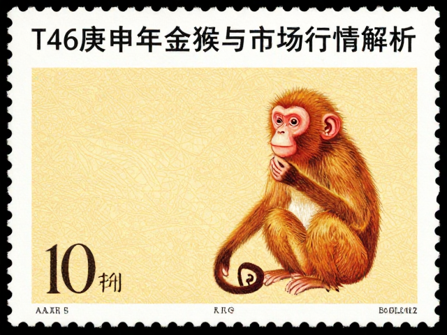 T46庚申年金猴邮票打谱目录，自然黄老票鉴别与市场行情解析