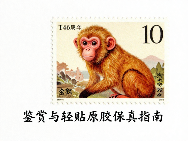 T46庚申年金猴邮票，书法题字鉴赏与轻贴原胶保真指南