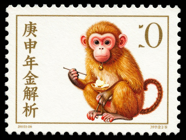 庚申年金猴邮票版铭厂铭解析，揭秘珍稀试样票与版式细节