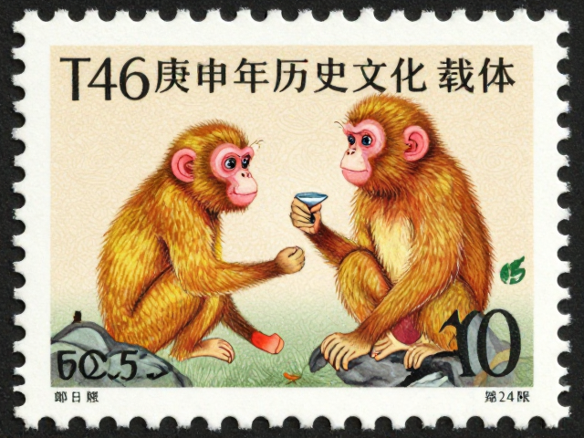 T46庚申年金猴邮票误印倒印,揭秘国宝级历史文化载体