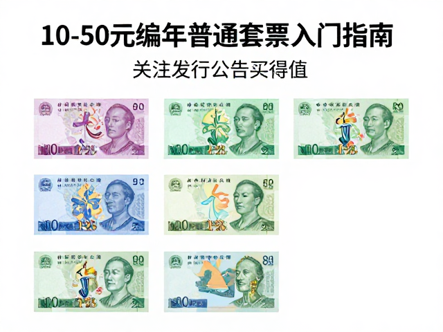 10-50元编年普通套票入门指南,关注发行公告买得值