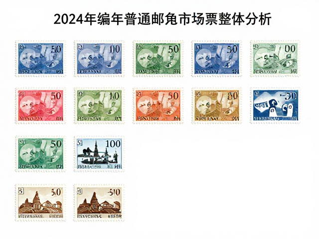 2024邮票套票价格,编年普通、50-100元精选及单枚散票行情分析