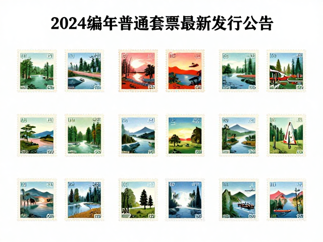 2024编年普通套票最新发行公告，盘点绝版自然风光邮票