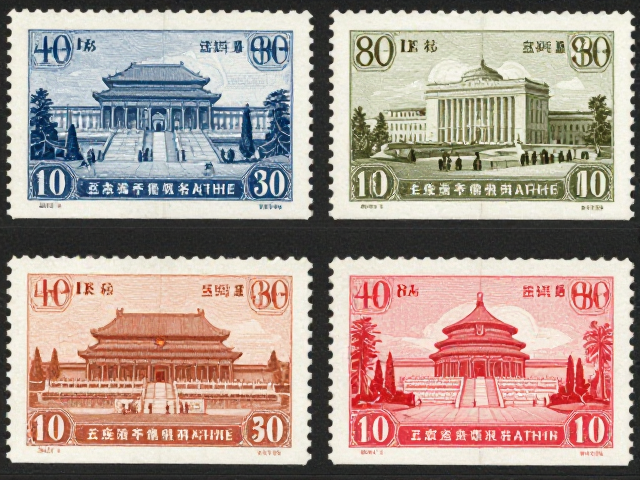 影写版编年普通套票中的建筑古迹，历史价值与市场行情解析