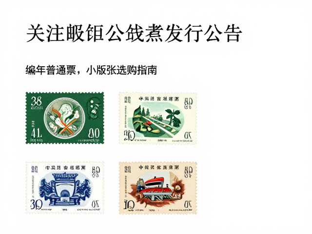 关注邮票发行公告,编年普通套票与小版张选购指南