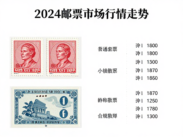 编年普通套票与雕刻版小额散票价格解析，2024邮票市场行情走势
