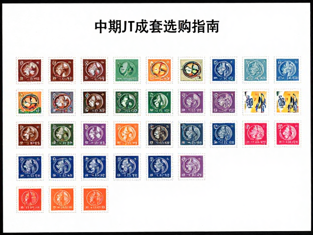 集邮新手必看，中期JT成套邮票选购指南，背胶完整才值钱