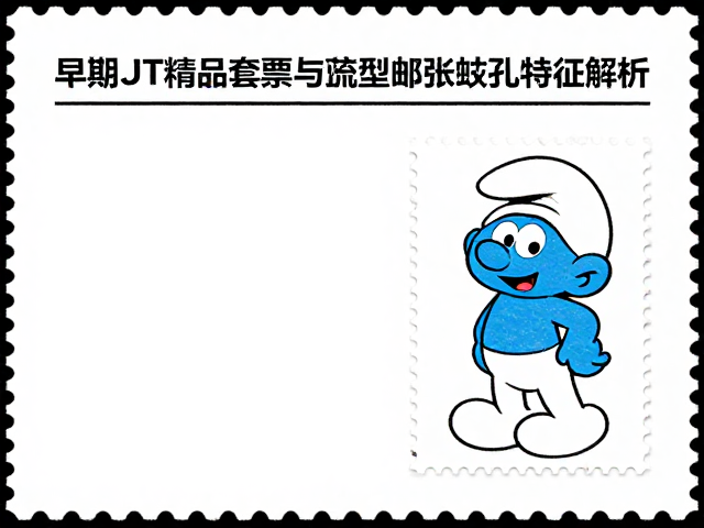 早期JT精品套票与蓝精灵小型张齿孔特征解析,高流量邮票鉴别指南