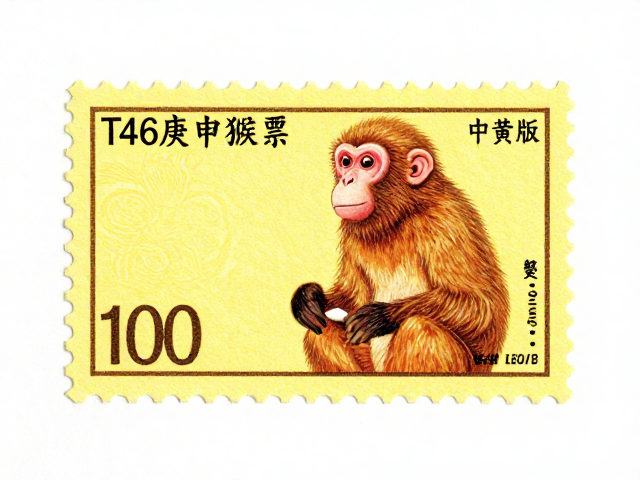 T46庚申猴票中黄版鉴定,重大事件纪念与稀缺性分析