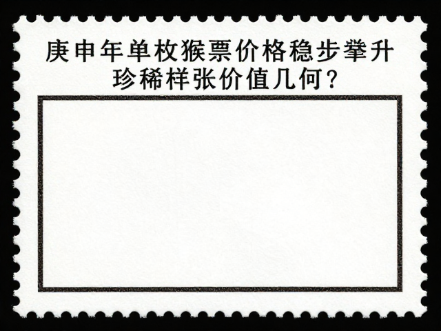 庚申年单枚猴票价格稳步攀升，珍稀样张价值几何？