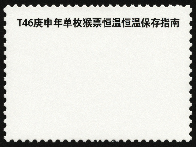 T46庚申年单枚猴票恒温恒湿保存指南，未发行票如何防损？