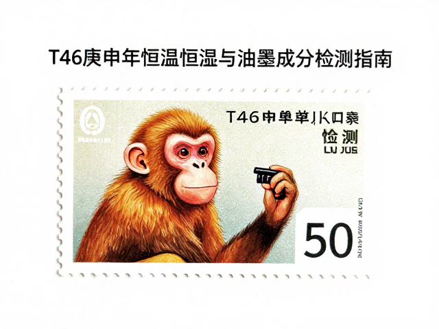 T46庚申年单枚猴票恒温恒湿与油墨成分检测指南