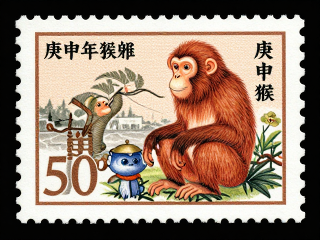 庚申年猴票拍卖纪录，构图独特的单枚珍品为何受追捧？