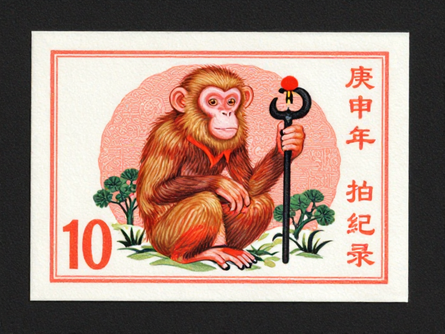 庚申年猴票拍卖纪录，构图独特的单枚珍品为何受追捧？
