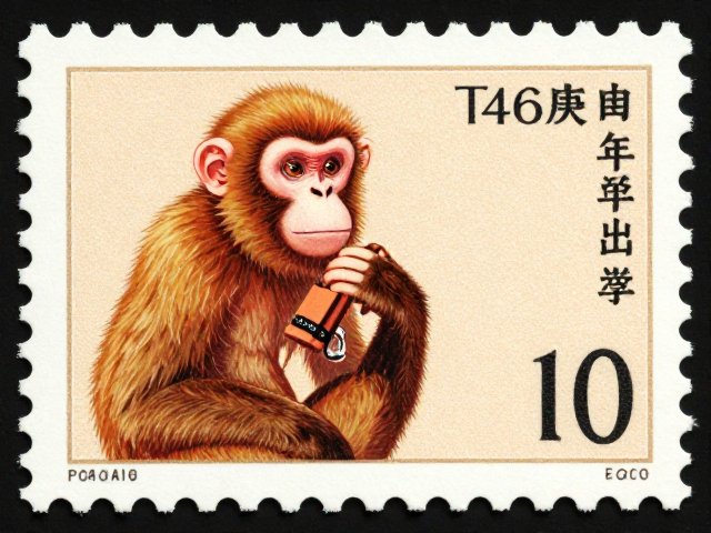 T46庚申年单枚猴票,特定机构发行的孤品价值解析