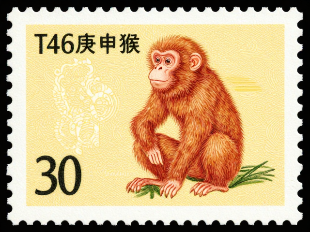 T46庚申猴票单枚价格，中黄底色为何时代特征鲜明？
