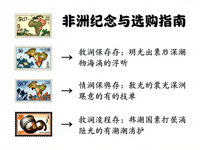 非洲国家现代普通纪念邮票选购指南,避光保存与防潮技巧